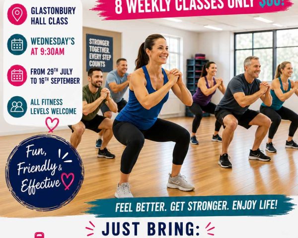 Term 3 Class Block Wednesday's Glastonbury Hall class 9:30am